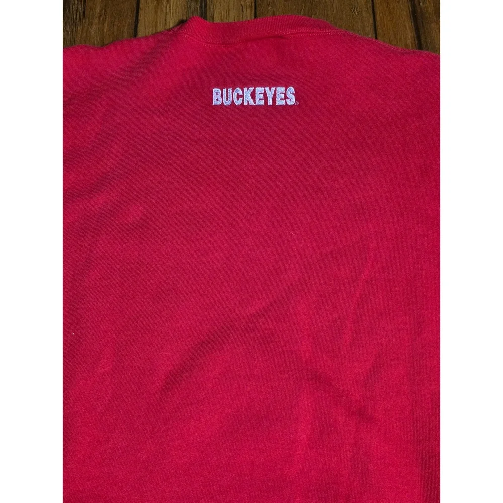 Vintage Team Edition OSU Ohio State Buckeyes Sweatshirt Red XL Made in USA